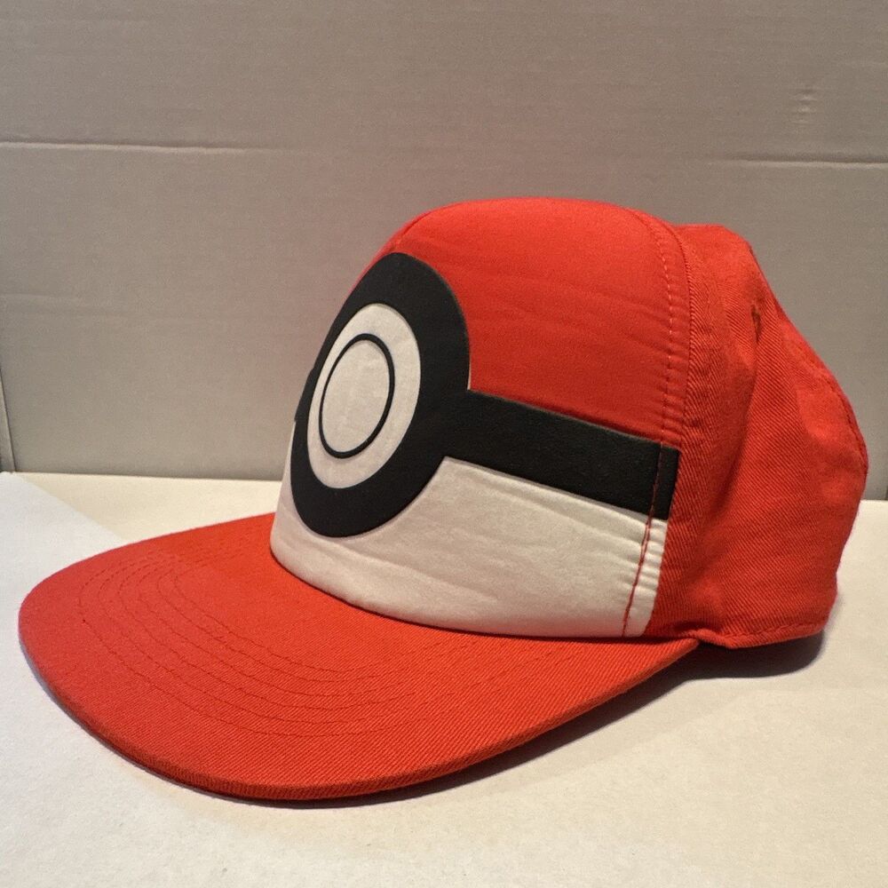 Pokémon Poké Ball Logo Colorblock Baseball Cap Red/White/Black Kids L/G-XL/TG